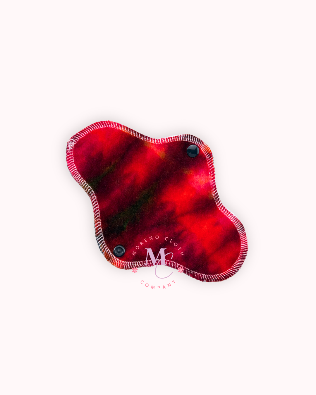 8 INCH Red Bamboo Velour Reusable Cloth Pantyliner | Daily Freshness Reusable Cloth Liner