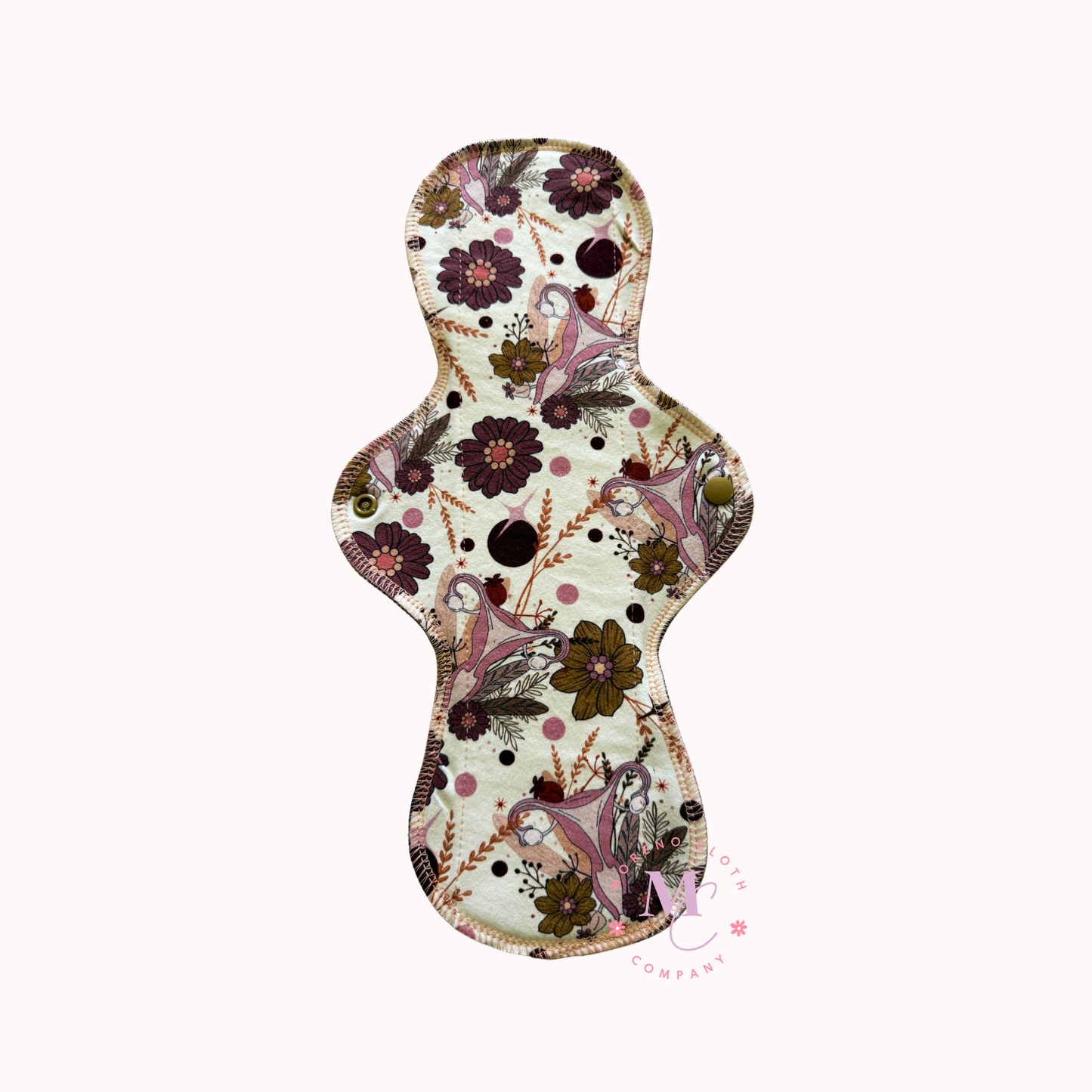 Floral Uterus - Cotton Lycra