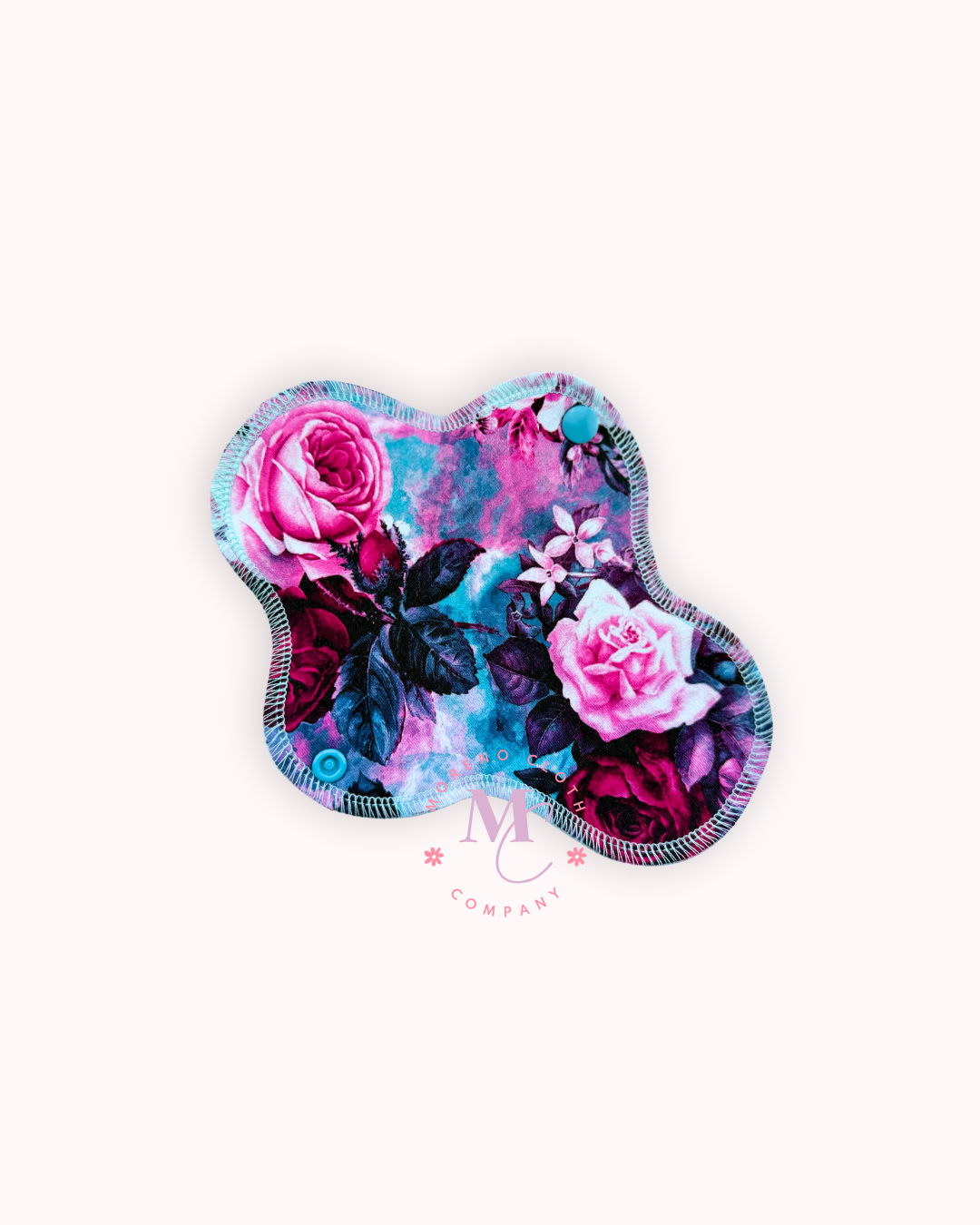 8 INCH Wisteria Floral Reusable Cloth Pantyliner | Daily Freshness Reusable Cloth Liner