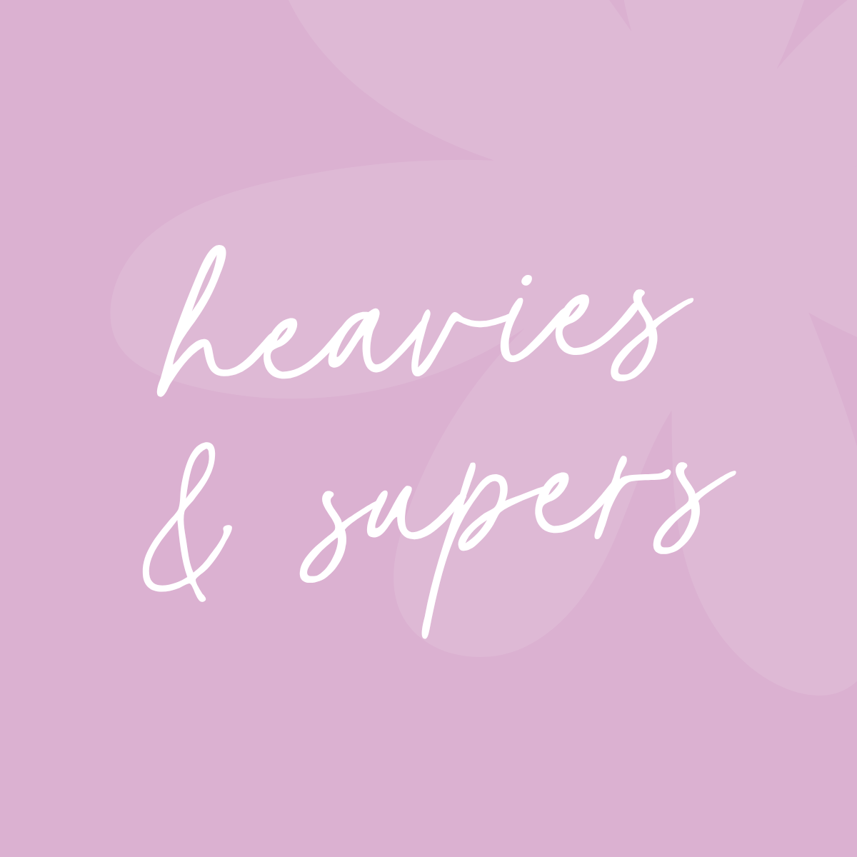Heavy and Super Mega Absorbency Cloth Pads