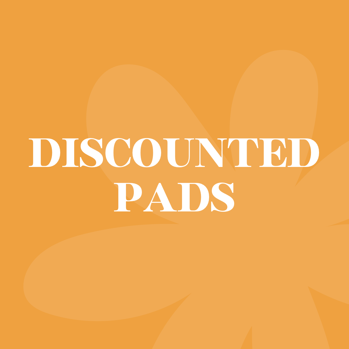 SECONDS discounted pads