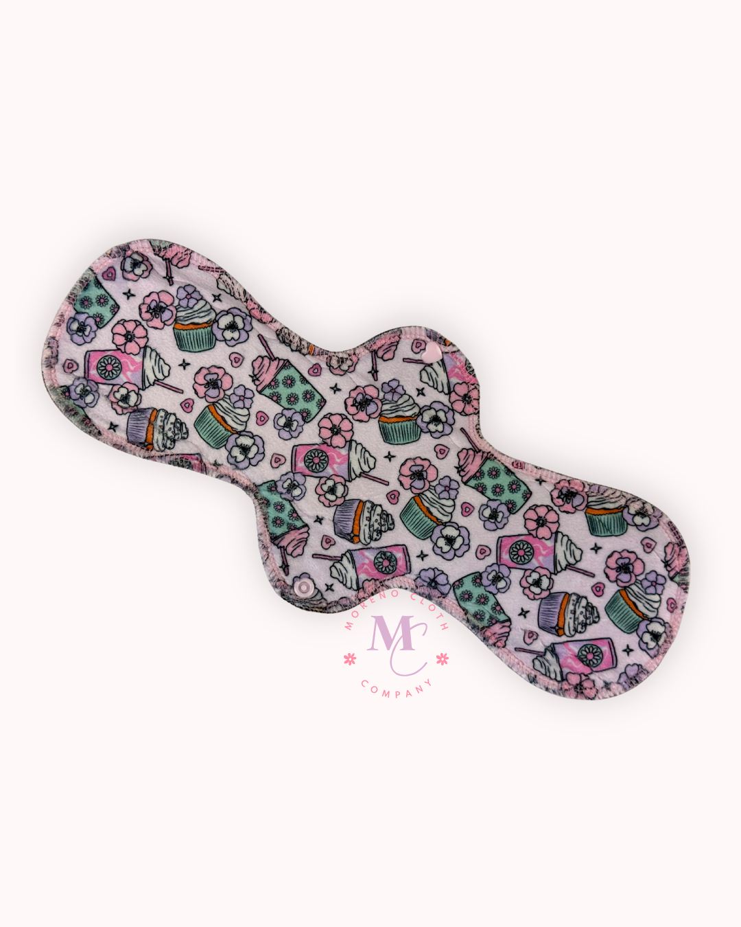 Pink Sugar Reusable Cloth Pad | Moderate - Heavy Flow Cloth Menstrual Pad