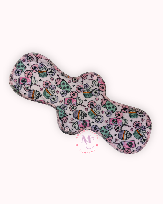 Pink Sugar Reusable Cloth Pad | Moderate - Heavy Flow Cloth Menstrual Pad