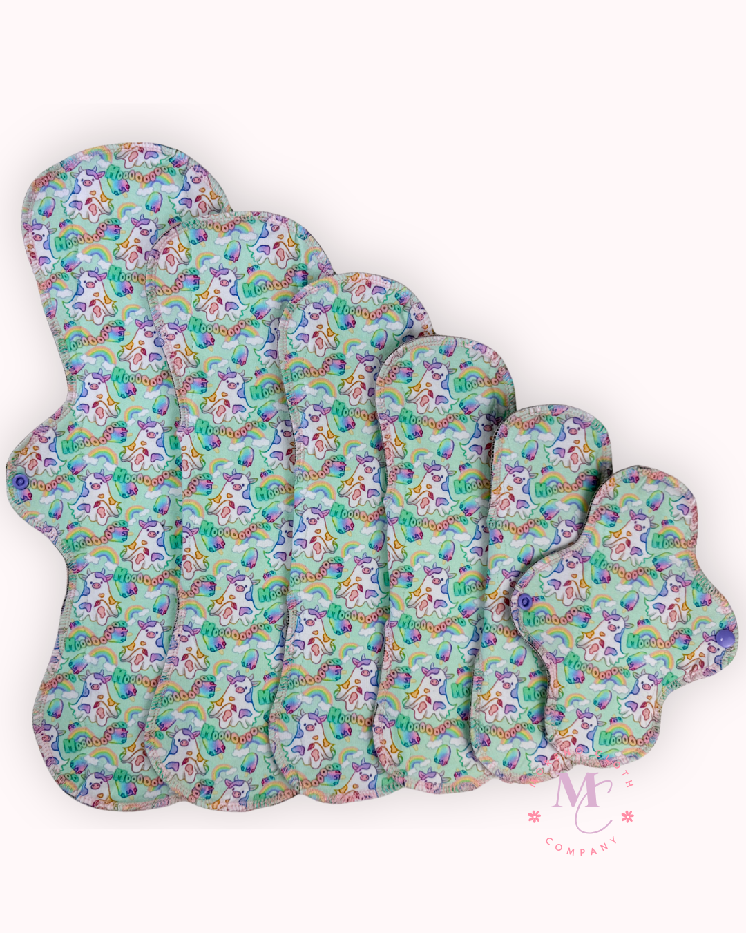 Pastel Magic Reusable Cloth Pad | Moderate - Heavy Flow Cloth Menstrual Pad