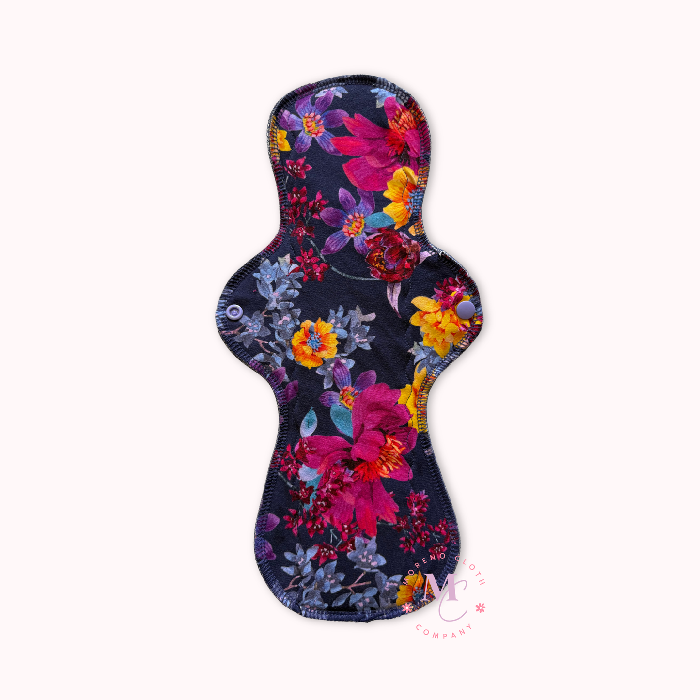 Midnight Bloom - Cotton Lycra