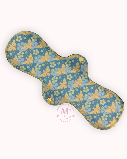 Honey Blossom Reusable Cloth Pad | Moderate - Heavy Flow Cloth Menstrual Pad