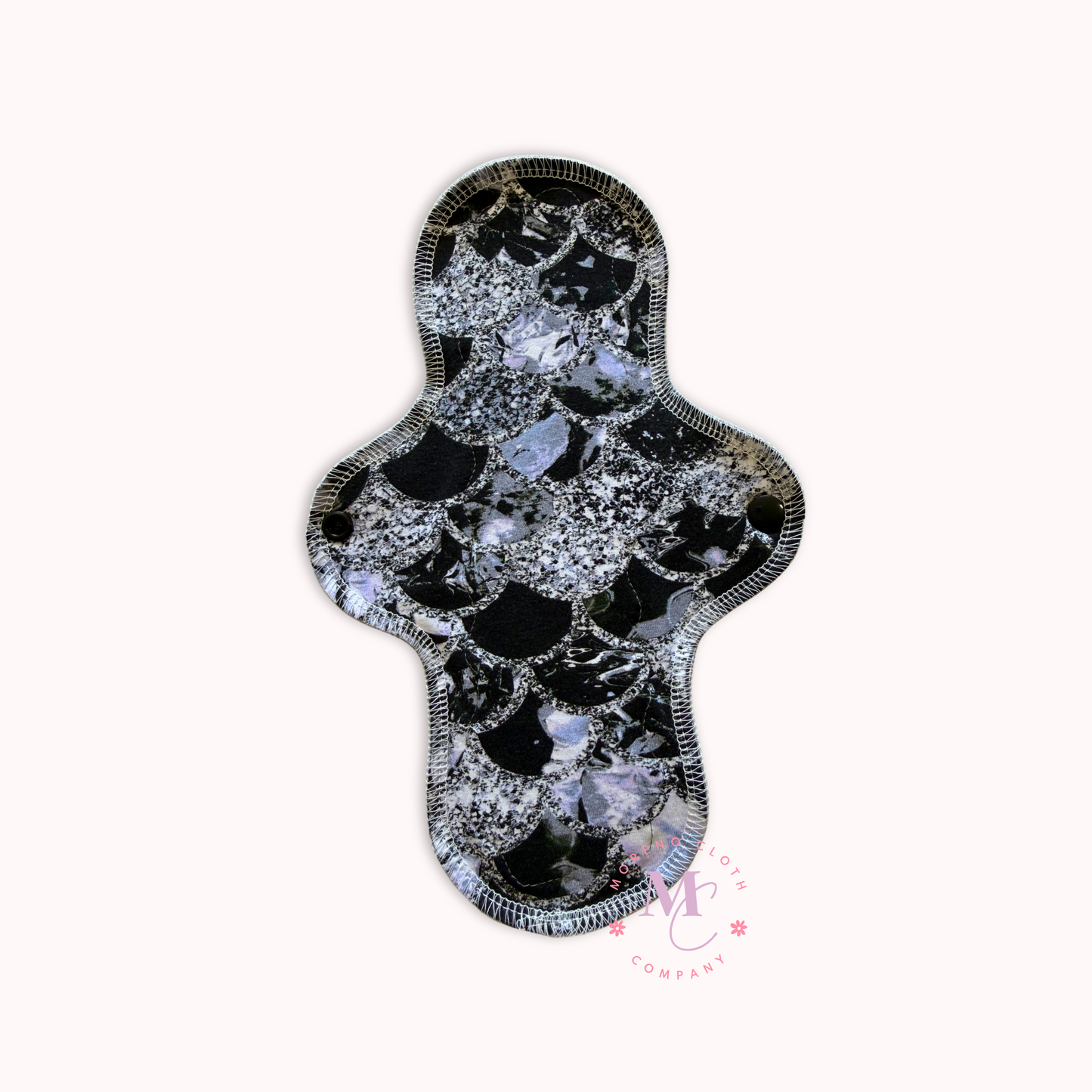 Silver Black - Cotton Lycra
