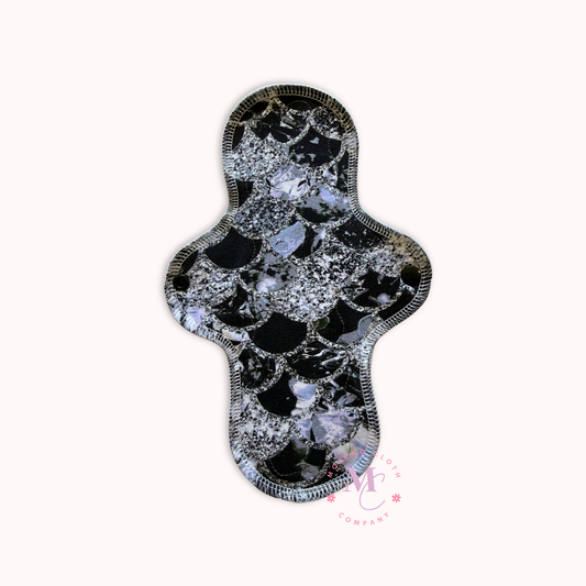 Silver Black - Cotton Lycra