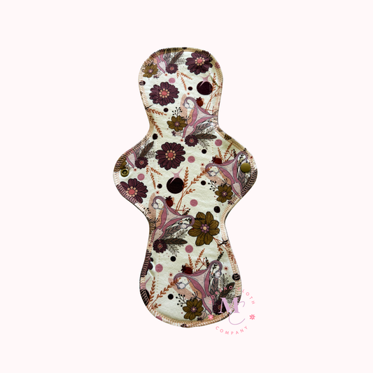 Floral Uterus - Cotton Lycra