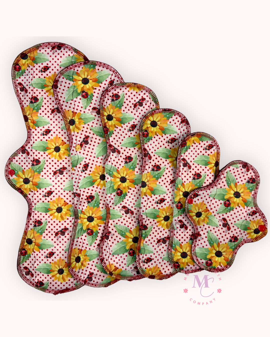 Ladybug Lane Reusable Cloth Pad | Moderate - Heavy Flow Cloth Menstrual Pad