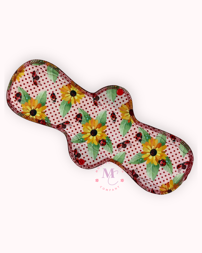 Ladybug Lane Reusable Cloth Pad | Moderate - Heavy Flow Cloth Menstrual Pad