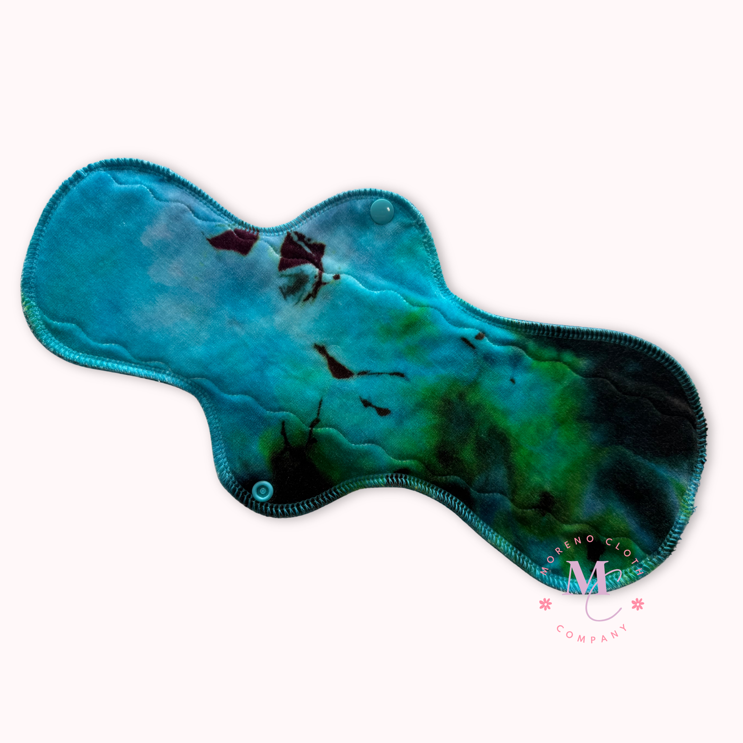 Blue Tides - Organic Cotton Velour