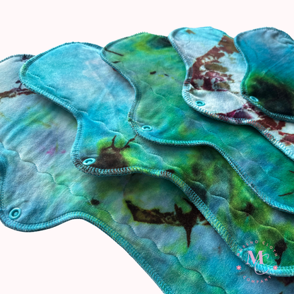Blue Tides - Organic Cotton Velour