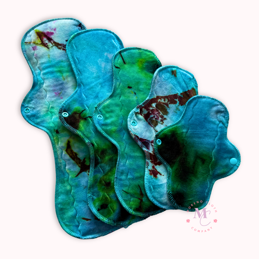 Blue Tides - Organic Cotton Velour