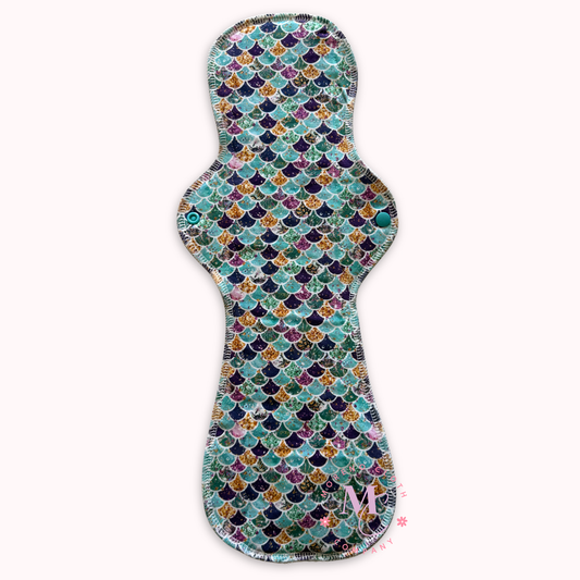 18" Heavy Absorbency Cotton Lycra - Mermaid Scales