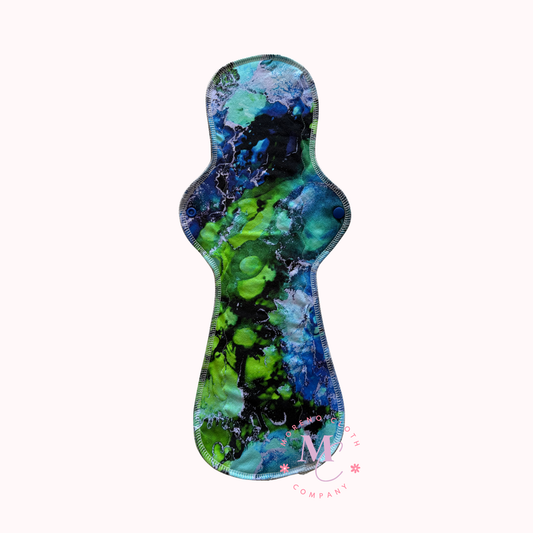 18" Heavy Absorbency Cotton Lycra - Ocean Marble